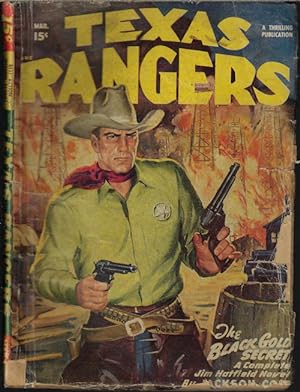 Seller image for TEXAS RANGERS: March, Mar. 1948 ("The Black Gold Secret") for sale by Books from the Crypt