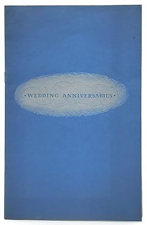 Wedding Anniversaries