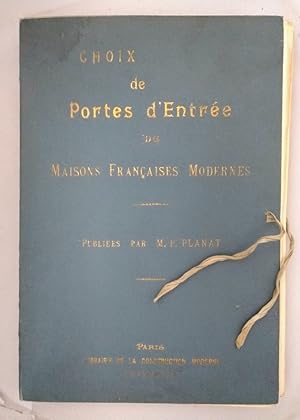 Choix de portes d'entrée de maisons françaises modernes.