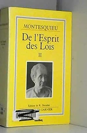 Image du vendeur pour DE L'ESPRIT DES LOIS.: Tome 2 mis en vente par WeBuyBooks