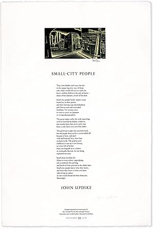 Broadside: Small-City People [Signed]