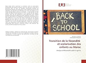 Bild des Verkufers fr Transition de la fcondit et scolarisation des enfants au Maroc zum Verkauf von moluna