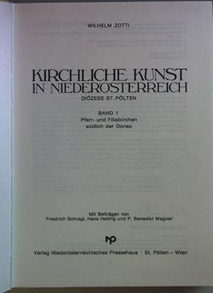 Bild des Verkufers fr Kirchliche Kunst in Niedersterreich: BAND 1: St. Plten, Pfarr- und Filialkirchen sdlich der Donau. zum Verkauf von books4less (Versandantiquariat Petra Gros GmbH & Co. KG)