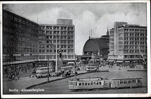 Imagen del vendedor de Ansichtskarte / Postkarte Berlin Mitte, Alexanderplatz, Straenbahn , Autobusse a la venta por akpool GmbH