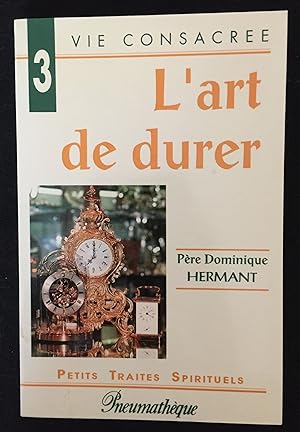 Seller image for L'art de durer for sale by LibrairieLaLettre2