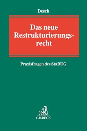 Seller image for Das neue Restrukturierungsrecht - Rechtsfragen des StaRUG for sale by moluna