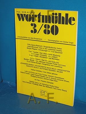 Immagine del venditore per Wortmhle 3/80, Literatur aus dem Burgenland venduto da Antiquarische Fundgrube e.U.