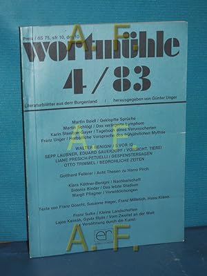 Bild des Verkufers fr Wortmhle 4/83, Literatur aus dem Burgenland zum Verkauf von Antiquarische Fundgrube e.U.