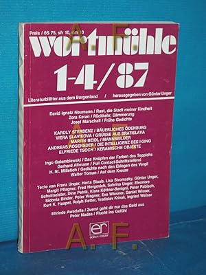 Bild des Verkufers fr Wortmhle 1-4/87, Literatur aus dem Burgenland zum Verkauf von Antiquarische Fundgrube e.U.