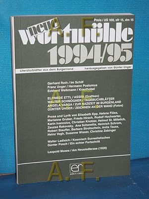 Bild des Verkufers fr neue Wortmhle 1994/95, Literatur aus dem Burgenland zum Verkauf von Antiquarische Fundgrube e.U.