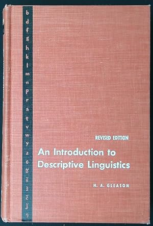 An introduction to descriptive linguistics