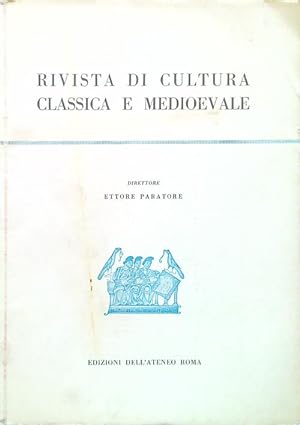 Seller image for Rivista di cultura classica e medioevale - Anno IX, N. 3/1967 for sale by Librodifaccia
