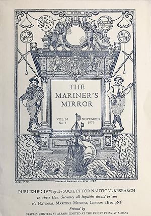 Image du vendeur pour Notes: H.M.S. Beagle." Within: The Marinerâ  s Mirror, vol. 65, no. 4, November, 1979. mis en vente par Jeff Weber Rare Books