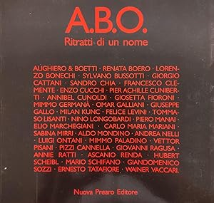 Seller image for A.B.O RITRATTI DI UN NOME for sale by libreria minerva