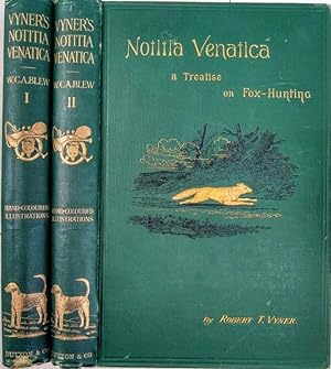 Bild des Verkufers fr Notitia Venatica, a Treatise on Fox-Hunting, Embracing the General Management of Hounds. A new edition, revised, corrected and enlarged by William C. A. Blew, M.A., revised and brought down to date by Cuthbert Bradley. With twelve illustrations by Henry Alken and others coloured by hand. zum Verkauf von Jeff Weber Rare Books