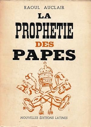 Seller image for La prophtie des papes. for sale by ARTLINK