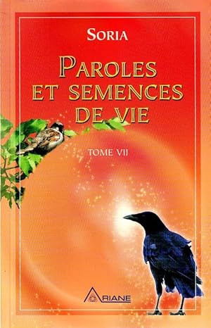 Image du vendeur pour Paroles et semences de vie. Tome VII. mis en vente par ARTLINK