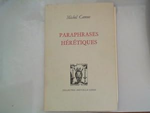 Bild des Verkufers fr Paraphrases hrtiques zum Verkauf von JLG_livres anciens et modernes