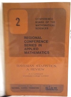 Imagen del vendedor de Bayesian statistics, a review. a la venta por Rometti Vincent