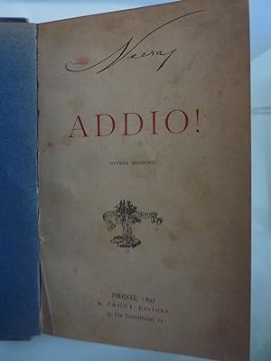 Imagen del vendedor de ADDIO! Ottava edizione a la venta por Historia, Regnum et Nobilia