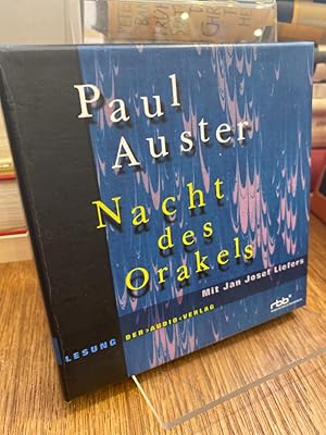 Bild des Verkufers fr Nacht des Orakels. Lesung. 5 CDs im Schuber. rbb, Rundfunk Berlin-Brandenburg.Mit Jan Josef Liefers. Regie Ralf Becher. Bearb. Katja Krause. bers. aus dem Amerikan. von Werner Schmitz. zum Verkauf von Altstadt-Antiquariat Nowicki-Hecht UG