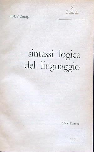 Sintassi logica del linguaggio