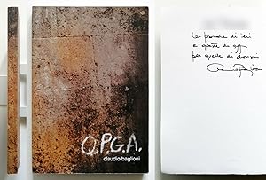 Claudio Baglioni Q.P.G.A. Con dedica e autografo 2009 Quaderno per graffiti e appunti