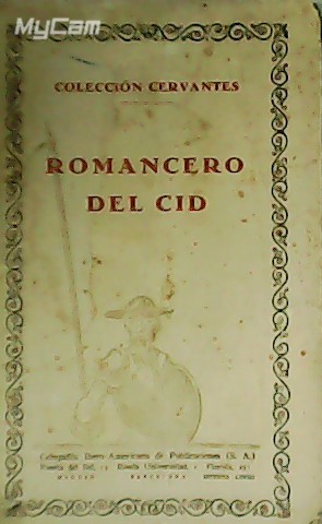 Imagen del vendedor de Romancero del Cid. a la venta por Librera y Editorial Renacimiento, S.A.