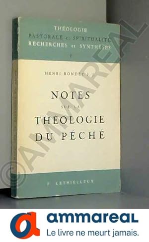 Seller image for Notes sur la thologie du pch for sale by Ammareal