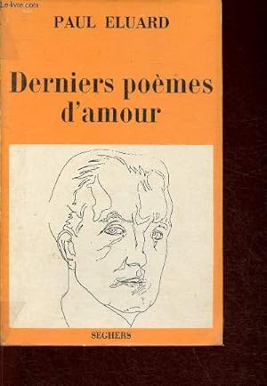 Image du vendeur pour Derniers pomes d'amour mis en vente par Le-Livre