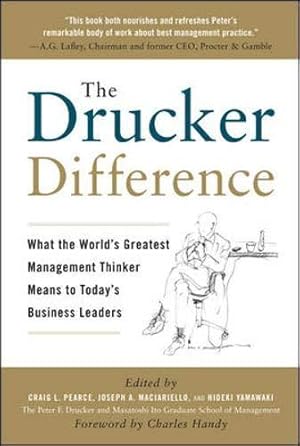 Seller image for The Drucker Difference: What the World's Greatest Management Thinker Means to Today's Business Leaders (BUSINESS BOOKS) for sale by WeBuyBooks