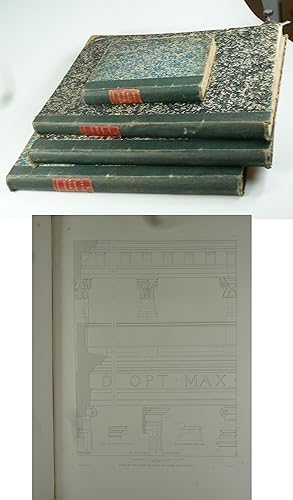 Seller image for difices de Rome moderne ou Recueil des Palais, maisons, glises, couvent Text u. 3. Tafelbnde. for sale by Antiquariat Dorner