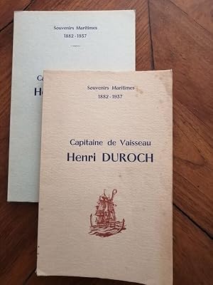 Souvenirs maritimes 1882 1937 2 volumes sur 3 Volume 2 Volume 3 sans date vers 1945 - DUROCH Henr...