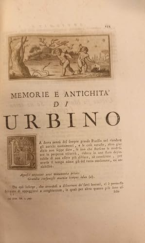 Seller image for SU DI VARIE MEMORIE ISTORICHE E ANTICHITA' E SULLA DECADENZA DI URBINO. Discorso dell'abate D. Andrea Lazzari. for sale by studio bibliografico pera s.a.s.