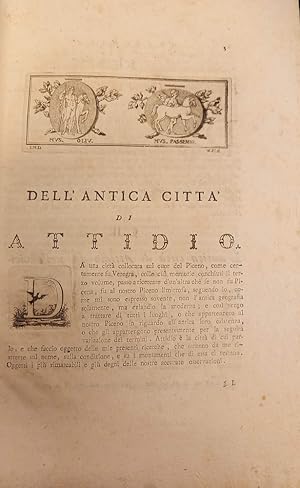 Bild des Verkufers fr DELL'ANTICA CITTA' DI ATTIDIO. zum Verkauf von studio bibliografico pera s.a.s.