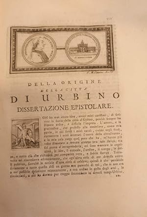 Seller image for DELLA ORIGINE DELLA CITTA' DI URBINO. Dissertazione epistolare del signor D. Andrea Arciprete Lazzari a diversi suoi amici concittadini con alcune osservazioni dell'editore. for sale by studio bibliografico pera s.a.s.