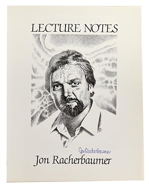 Seller image for Lecture Notes (Signed) for sale by Quicker than the Eye