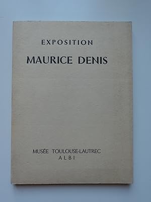 Image du vendeur pour Exposition Maurice Denis. Peintures - Aquarelles - Dessins - Lithographies. Muse Toulouse-Lautrec. Du 28 juin au 29 septembre 1963. mis en vente par Librairie Christian Chaboud