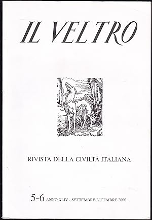 Bild des Verkufers fr Il Veltro. Rivista della Civilta Italiana. 5-6 zum Verkauf von Graphem. Kunst- und Buchantiquariat
