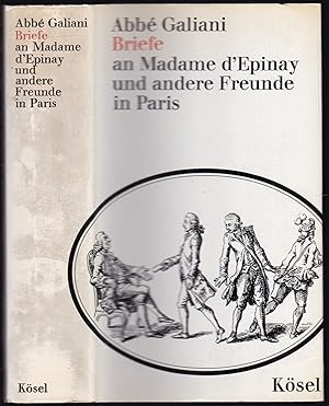 Bild des Verkufers fr Briefe an Madame d' Epinay und andere Freunde in Paris 1769-1781. bersetzt von Heinrich Conrad. Mit einer Einleitung von Wilhelm Weigand zum Verkauf von Graphem. Kunst- und Buchantiquariat