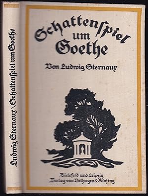 Bild des Verkufers fr Schattenspiel um Goethe. Mit 49 Federzeichnungen von Dorothea Hauer zum Verkauf von Graphem. Kunst- und Buchantiquariat