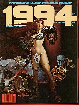 Imagen del vendedor de 1994 Warren Magazine August 1 980 No. 14 Illustrated Adult Fantasy a la venta por Warren Hahn