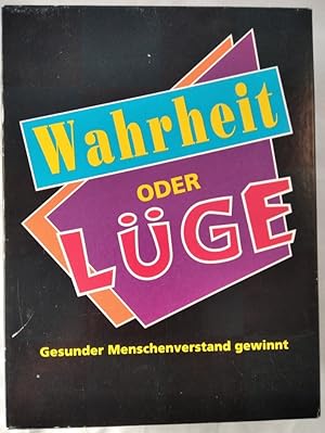 Immagine del venditore per MB Spiele 14317100: Wahrheit oder Lge - gesunder Menschenverstand gewinnt [Brettspiel]. Achtung: Nicht geeignet fr Kinder unter 3 Jahren. venduto da KULTur-Antiquariat