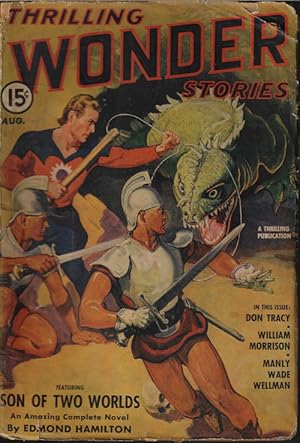 Imagen del vendedor de THRILLING WONDER Stories: August, Aug. 1941 a la venta por Books from the Crypt