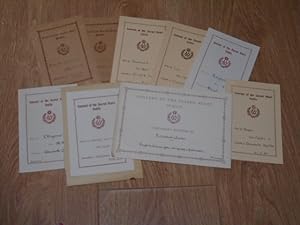 A collection of 8 Prize Book Plates & a Certificate Awarded to Elizabeth Quirke Circa 1941-1947