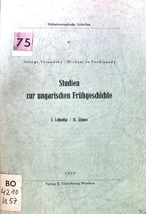 Seller image for Studien zur ungarischen Frhgeschichte; Sdosteuropische Arbeiten; 47; for sale by books4less (Versandantiquariat Petra Gros GmbH & Co. KG)