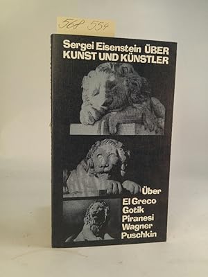 Immagine del venditore per ber Kunst und Knstler [Neubuch] ber ElGreco, Gotik, Piranesi, Wagner, Puschkin venduto da ANTIQUARIAT Franke BRUDDENBOOKS