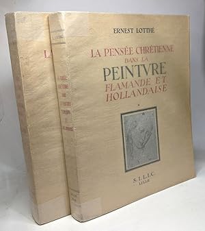 Imagen del vendedor de La pense chrtienne dans la peinture flamande et hollandaise de Van Eyck  Rembrandt (1432-1669) - Le Christ et la vierge Marie - TOME UN et DEUX a la venta por crealivres