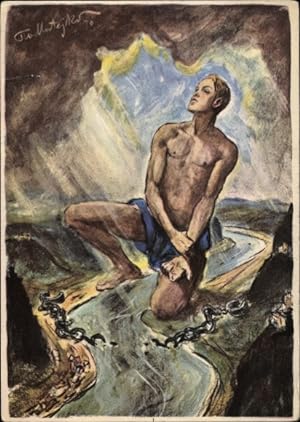 Künstler Ansichtskarte / Postkarte Matejko, Theo, Befreiung des deutschen Rheines 1930