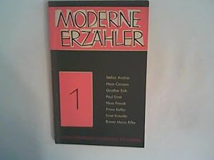 Image du vendeur pour Moderne Erzhler 1 Bd. 1 mis en vente par ANTIQUARIAT FRDEBUCH Inh.Michael Simon